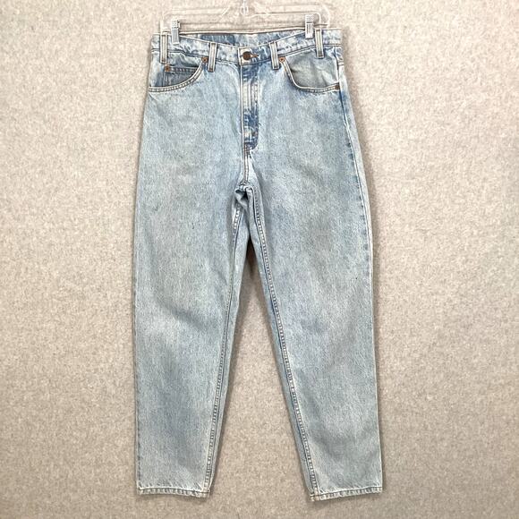 Vtg 1995 Levis 550 Jeans Size 34 Relaxed Fit Orange Tab Workwear Actual 32x30 - Picture 5 of 16